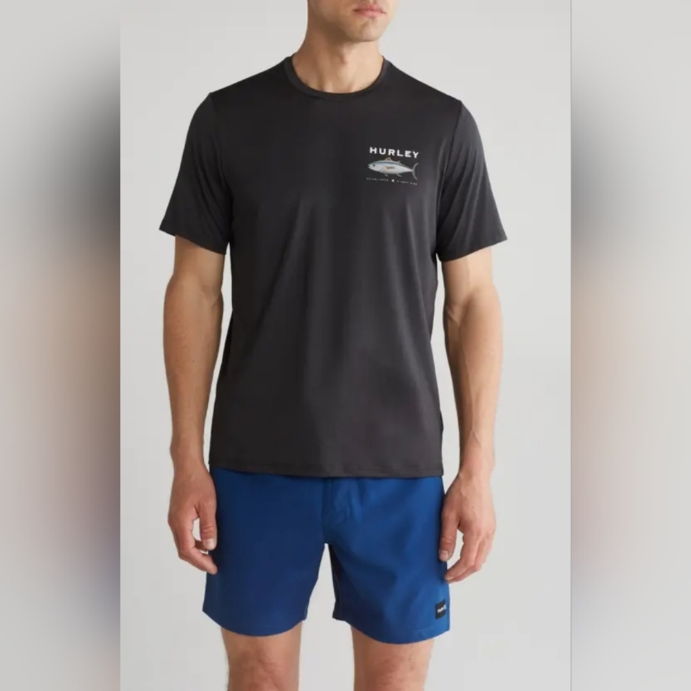 Hurley Fish in the Sea Hybrid Tee